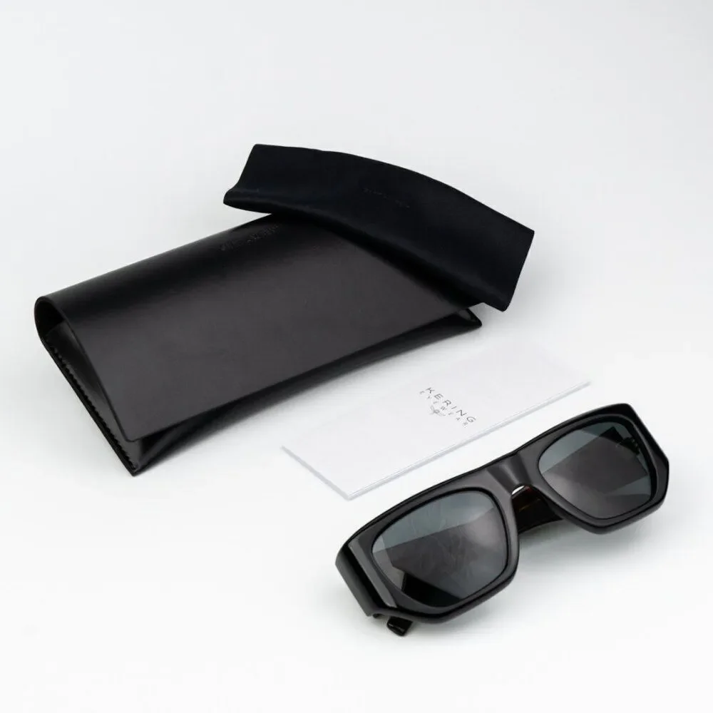 NEW Saint Laurent SL740 004 Black Havana Square Unisex Sunglasses